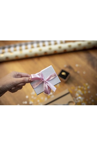 Brother Pembe Kurdele Üzerine Altın Yazılı Şerit 1