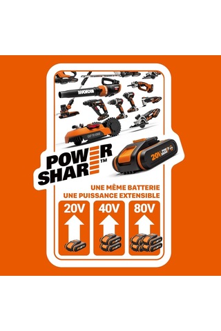 Wx543 20volt 2.0ah Li-ion Profesyonel Dekupaj Testere