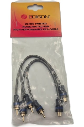 Edison Ofc Y Kablo 2 Adet %100 Bakır Amfi Y Kablo 1 Dişi 2 Erkek Y Kablo 2 Adet