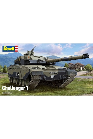 Revell Maket Model Kit Askeri Araçlar Challenger 1 3365
