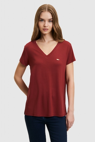 U.S. Polo Assn. U.s. Polo Assn. Kadın Vişne Tişört Basic 50323448-vr223