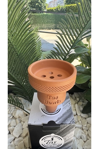 Taş Bowls Nargile Lülesi Erkek Toprak Lüle / 6 Delikli