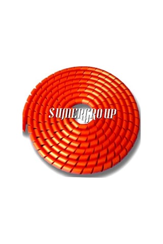 Helezon Pano Kablo Toplama Spiral No 2- 8 Mm Kırmızı Rulo 100 Mt