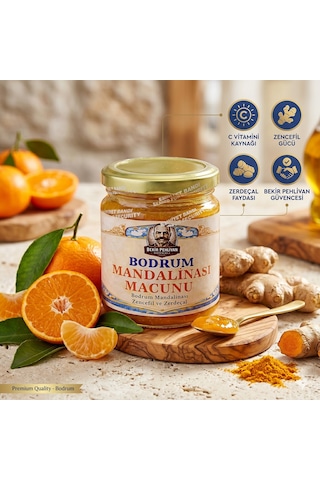Bekir Pehlivan Naturals Bodrum Mandalinası Macunu 240 G