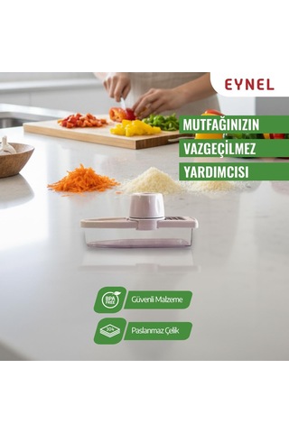 Eynel Kutulu Küçük Soğan Doğrayıcı Hazneli Sarımsak Rendesi 1 Genel