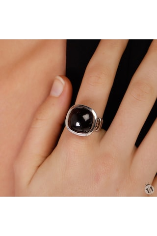 Mineral Takı Garnet Tasarım Yüzük (85680492)