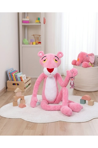 60 Cm Pembe Panter Oyuncak Uyku Arkadaşı Pembe Panter Oyuncak Peluş Panter