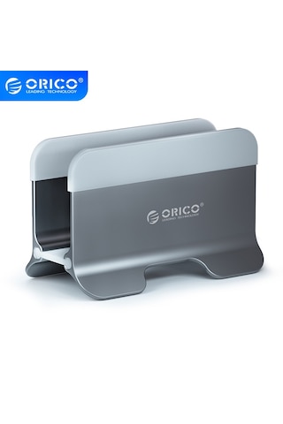 Orico Alüminyum Notebook Apple Uyumlu MacBook Dikey Masaüstü Standı Gri