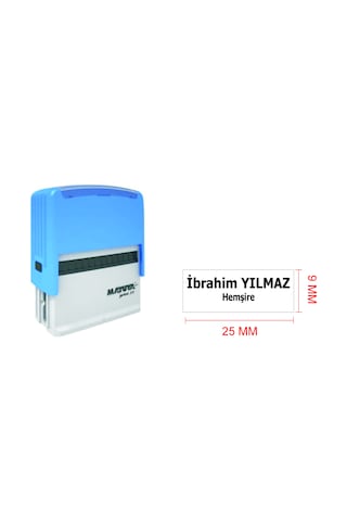 Hemşire Kaşesi İsim Ünvan Kaşesi Siyah-Siyah