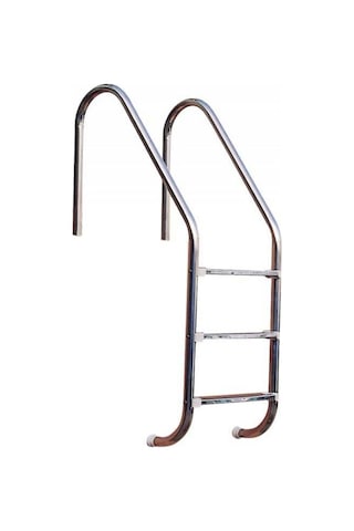 Gemaş Havuz Merdiveni 4 Basamaklı Standart 316 Model Paslanmaz