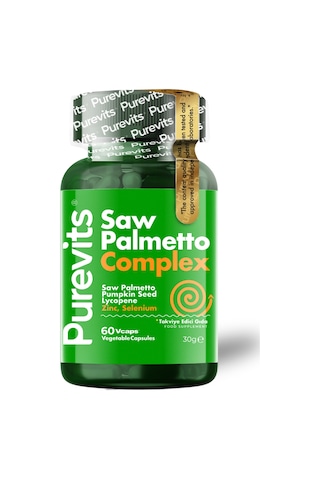 Purevits Saw Palmetto Complex 60 Kapsül