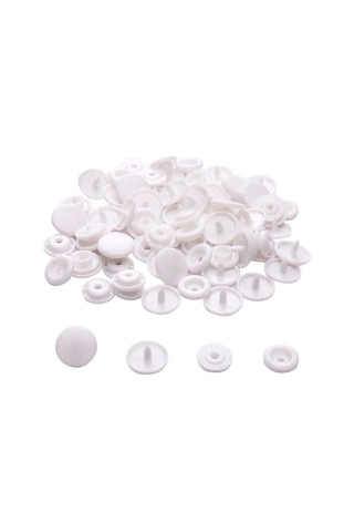 Çıt Çıt Seti Plastik Beyaz 100 Adet Çıt Çıt Seti Plastik Beyaz 100 Adet