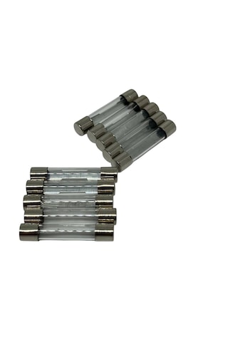 10 Adet 15 Amper 30mm Büyük Boy Cam Sigorta 15a