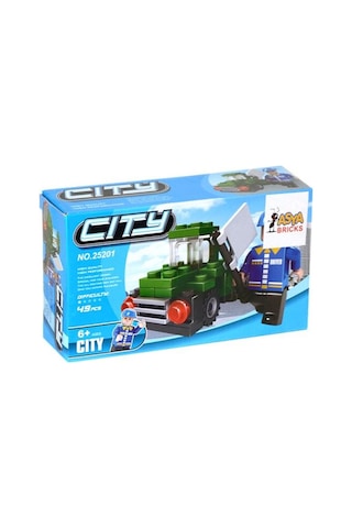 Asya Bricks 0131 25201 City Blok Seti 49 Parça