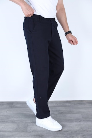 Blayn Jeans Erkek Fileto Cepli Yazlık Keten Pantolon Lacivert