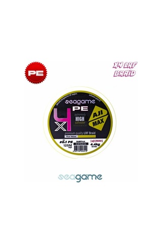 Seagame Ajı Max X4 Pe 125m 0.3 Fluo Yellow Aji Misinası - Standart