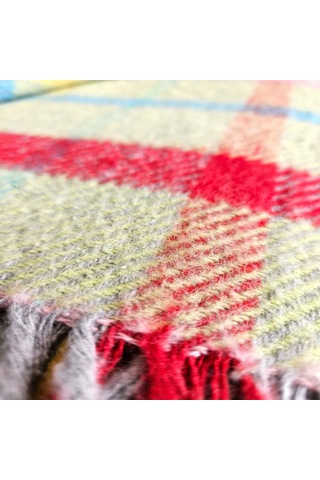 Çift Kişilik Pamuklu Battaniye 180x 200 Cm 5041 Çok Renkli