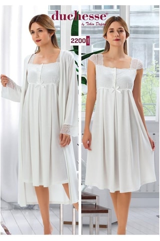 Birolgaye Duchesse 2200 Hamile Lohusa Gecelik Sabahlık Takım (546423829)