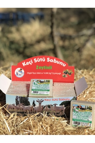 Zeytinli Keçi Çiftliği Saf Zeytinyağlı Keçi Sütü Sabunu 12 x 100 G