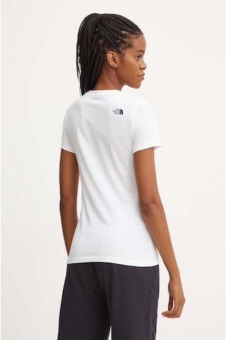 The North Face The Northfacew Ss Easy Tee Kadın Tişört Nf0a8a6dfn41 Nf0a8a6dfn41 Bey Beyaz
