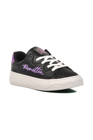 United Colors Of Benetton Siyah-beyaz Unisex Sneaker Benetton Bnı-10102 Z Siyah-beyaz Siyah - Beyaz