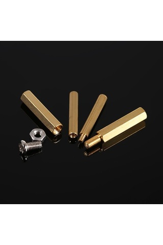 Tongxida 240 Adet Kutulu M2-m3 Bakır Standoff: Çift Yönlü Altıgen, Kartlı Devreler İçin Mekanik Ayrıcı