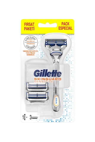 Skinguard Tıraş Makinesi + 3'lü Yedek Tıraş Bıçağı