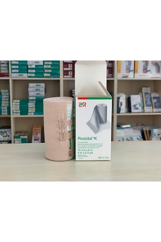 LR Rosidal K Elastik Bandaj Kompresyon Ödem Bandajı 10 CM x 5 M