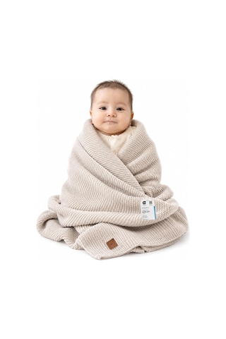 Yumuşak Örme Bebek Battaniyesi 30x40 İnç Yenidoğanlar İçin 36 Derece Üstü