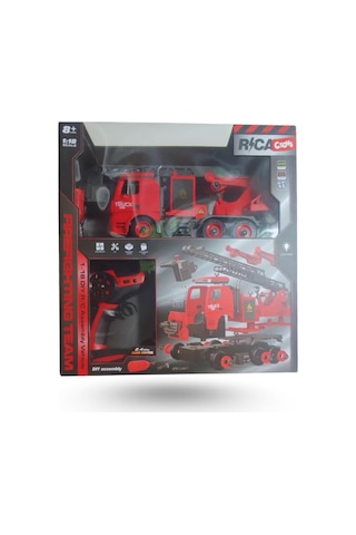 Ctoys 1:18 Işıklı Uzaktan Kumandalı Sök Tak İtfaiye Aracı