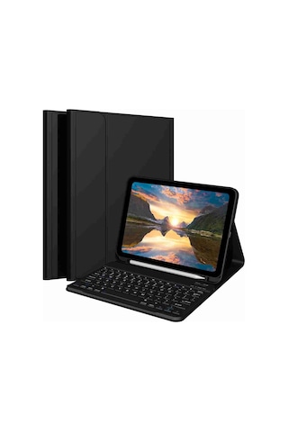 Xiaomi Redmi Pad 2 Uyumlu 11" Standlı Klavyeli Tablet Kılıfı Klavye + Stand