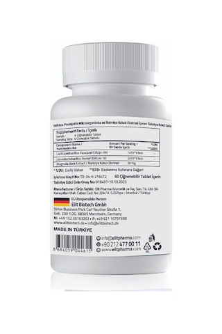 Dental Probiotic Magnolia Bark Extract 60 Chewable Tablets