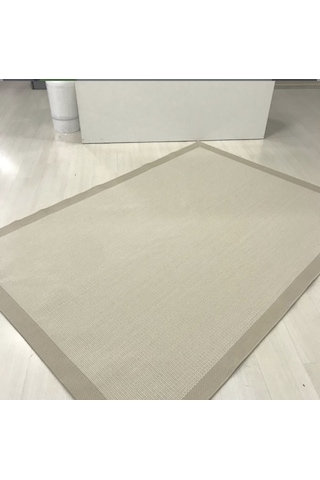 Elvey Home Jüt Sisal S9313 Gri Kaymaz Taban Hasır Dokuma Yıkanabilir Yolluk Salon Koridor Mutfak Halısı
