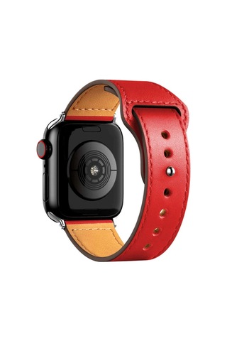 Watch 42mm Kr415 Luaz Deri Kordon - Kırmızı