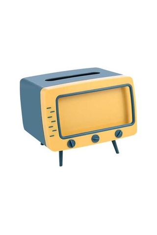 Createtech Yaratıcı Mutfak Mendil Kutusu, Mavi Ev Dekorasyonu İçin Mükemmel