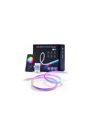 Rgb 3m Şerit Led Telefon Kumanda Kontrol - Sese Duyarlı Animasyonlu - Parti Işığı - Parti Ledi