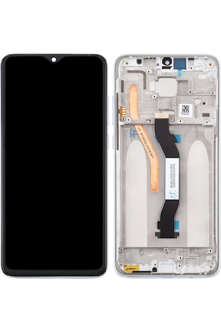 Xiaomi Redmi Note 8 Pro Sayısallaştırıcı İçin Tft Lcd Ekran Çerçeveli Tam Montaj Çift Sım Kart Versiyonu Beyaz