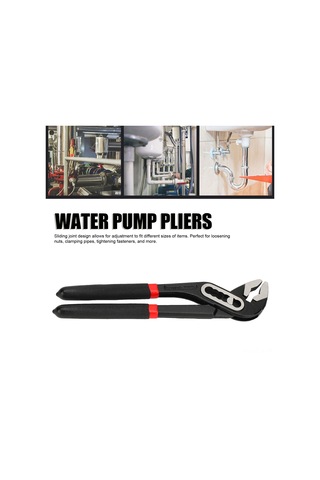 Xindoker 8 İnç Su Pompa Pense, 6 Seviye Ayar, 68mm Maksimum Açılım, Karbon Çelik Gövde, Pvc Kolu, Evsel Boru Tamiri, Somun-rıhtım Tutucu