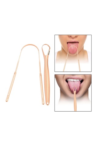 Dolıty 2 Parça Dil Kazıyıcı Kötü Nefes Temizleyici Stil-c