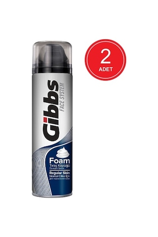 Gibbs Regular Tıraş Köpüğü 2 x 200 ML