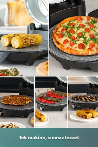Homend Közy °400 Pizza Pide Lahmacun ve Sebze Közleme Makinesi