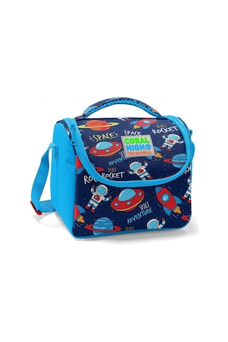 Coral High Lacivert Mavi Uzay Desenli Beslenme Çantası Erkek Çocuk 11807