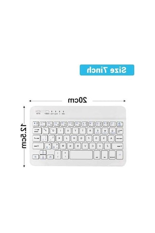 Willowhaven Bluetooth Kablosuz Klavye Fare Android Ios Samsung Xiaomi Tablet İçin İpad Uyumlu Air Somon Korean Language