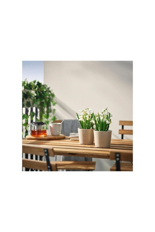 Yapay Bitki, Yeşil-beyaz, 9 Cm, Kardelen, İç/dış Mekan Diğer