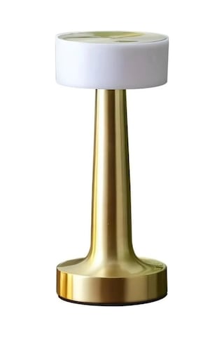 Northcity Şarjlı Dokunmatik Led Masa Lambası - 3 Renkli Dimmer Ve Kablosuz Tasarım Sıcak Beyaz