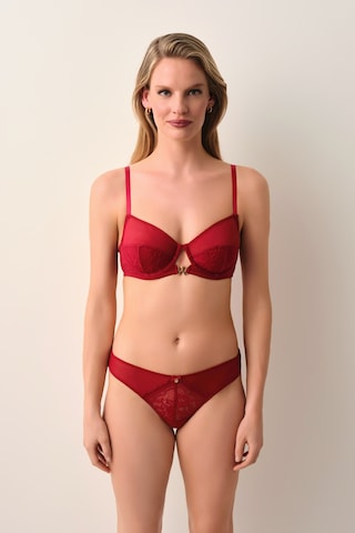 Suwen Passion Dantelli Brazilian String Külot St4451602b102 Bordo