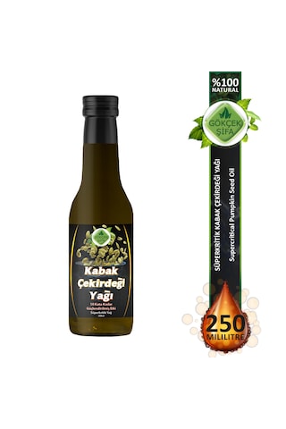 Gökçek Şifa Kabak Çekirdeği Süperkritik Yağı 250 ML
