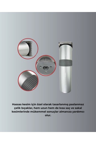 Tıraş Makinesi Temizlik Ve Yağlama Setiyle Birlikte