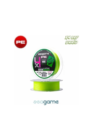 Seagame Ajı Max X4 Pe 125m 0.4 Fluo Green Aji Misinası - Standart