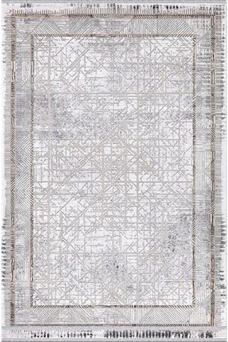 Çam Halı Crea Plus Stone Roxanne 17190 Gri Modern Desenli Makine Halısı